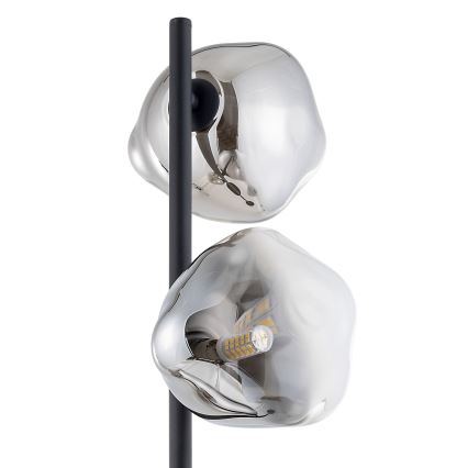Brilagi - VULCANO floor lamp 3xG9/8W/230V Black/Smoky Black