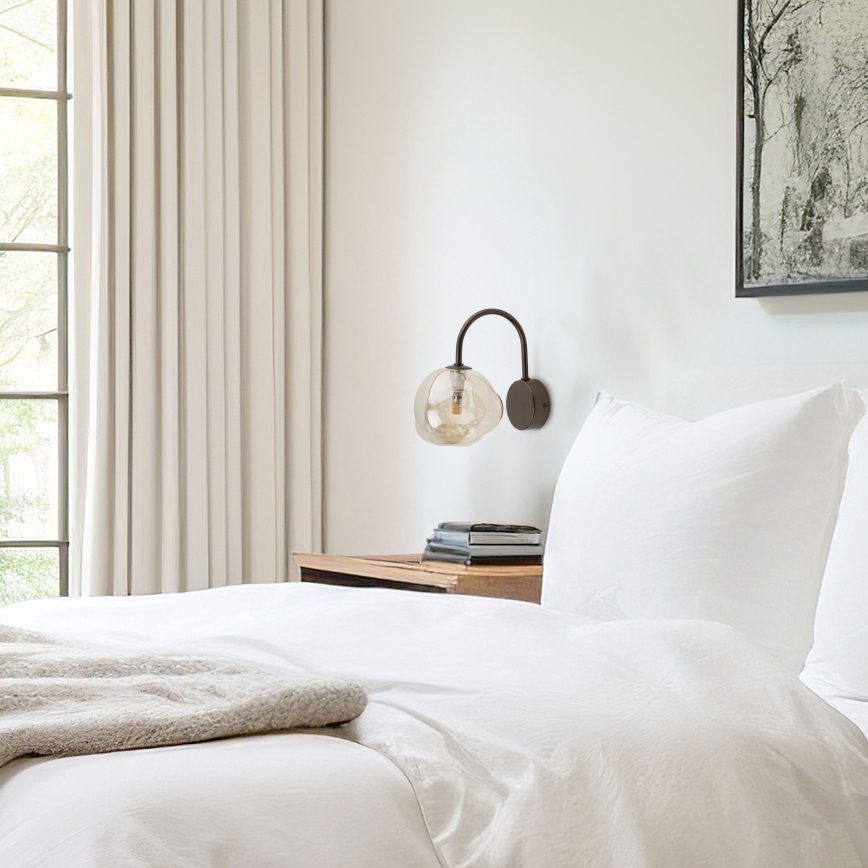 Brilagi - VULCANO Wall Lamp 1xG9/8W/230V Brown/Smoky Beige