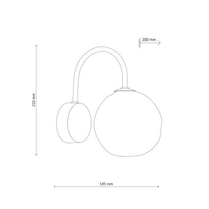 Brilagi - VULCANO Wall Lamp 1xG9/8W/230V Brown/Smoky Beige