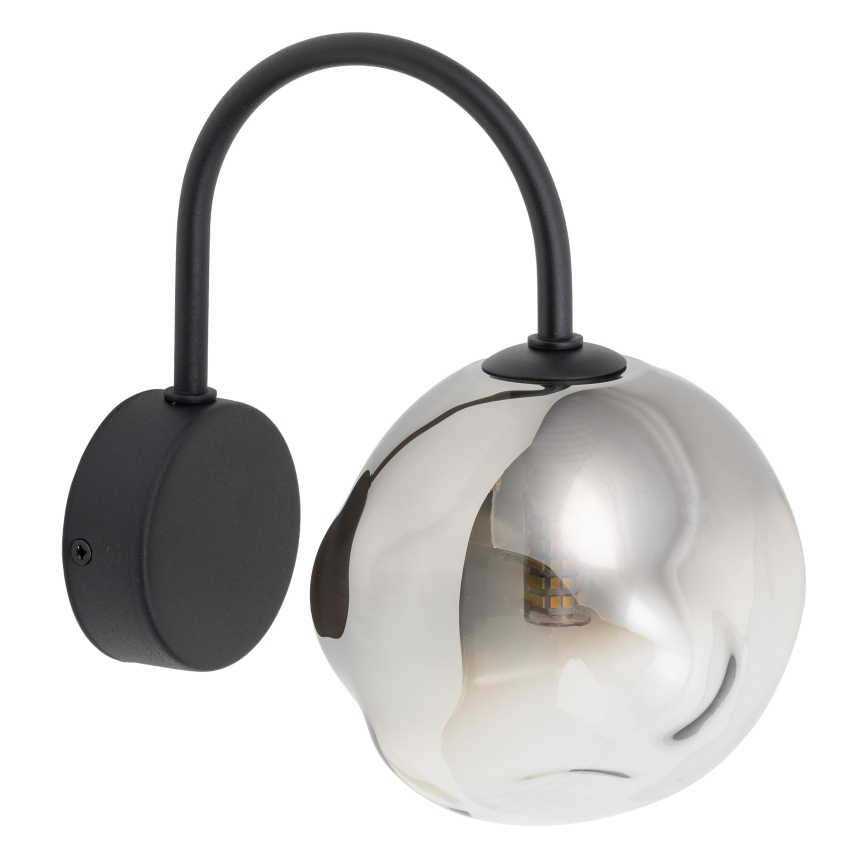 Brilagi - VULCANO Wall Light 1xG9/8W/230V Black/Smoked Black