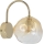 Brilagi - VULCANO Wall Light 1xG9/8W/230V Gold/Smoky Beige