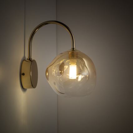 Brilagi - VULCANO Wall Light 1xG9/8W/230V Gold/Smoky Beige