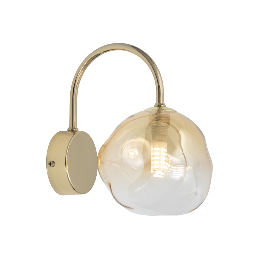 Brilagi - VULCANO Wall Light 1xG9/8W/230V Gold/Smoky Beige
