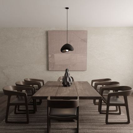 Brilagi - WABI SABI Cable-Hung Pendant Light 1xE27/40W/230V, Ø 33 cm, Black