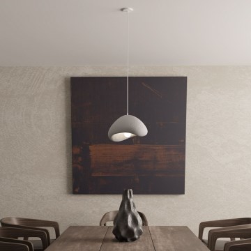 Brilagi - WABI SABI Cable-Hung Pendant Light 1xE27/40W/230V Ø 33 cm grey