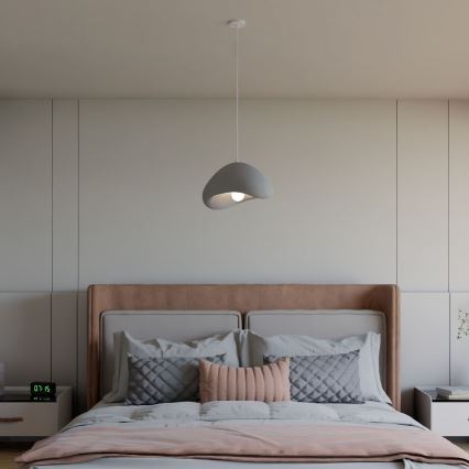 Brilagi - WABI SABI Cable-Hung Pendant Light 1xE27/40W/230V Ø 33 cm grey