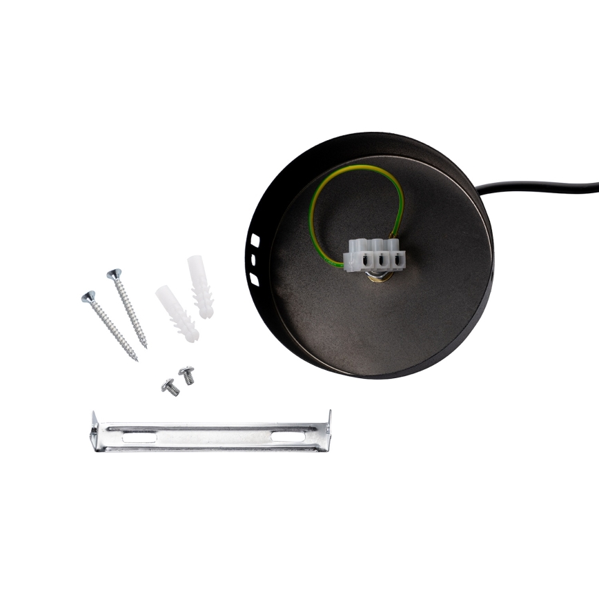 Brilagi - WABI SABI Cable-Hung Pendant Light 1xE27/40W/230V, Ø 35 cm, Black