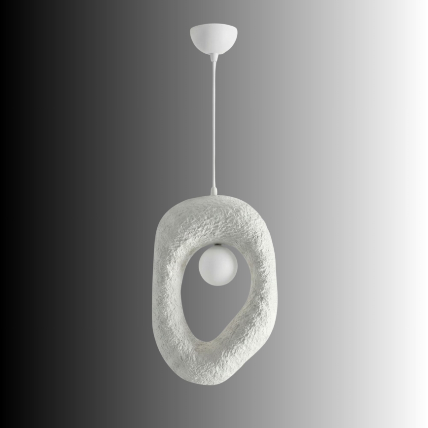 Brilagi - WABI SABI Cable-Hung Pendant Light 1xG9/8W/230V White