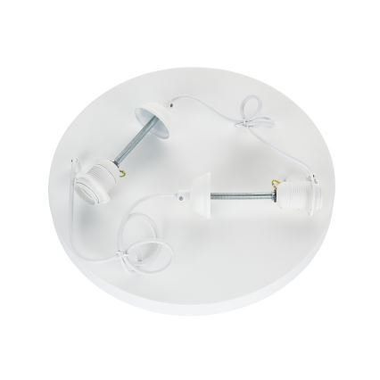 Brilagi - WABI SABI Cable-Hung Pendant Light, 2x E27/40W/230V, Ø 45 cm, White