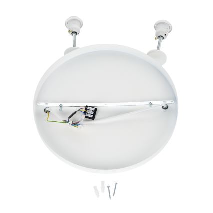 Brilagi - WABI SABI Cable-Hung Pendant Light, 2x E27/40W/230V, Ø 45 cm, White