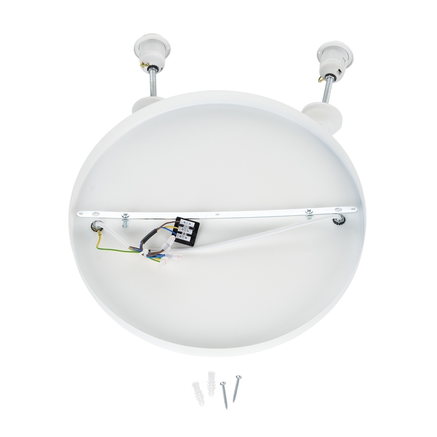 Brilagi - WABI SABI Cable-Hung Pendant Light, 2x E27/40W/230V, Ø 45 cm, White