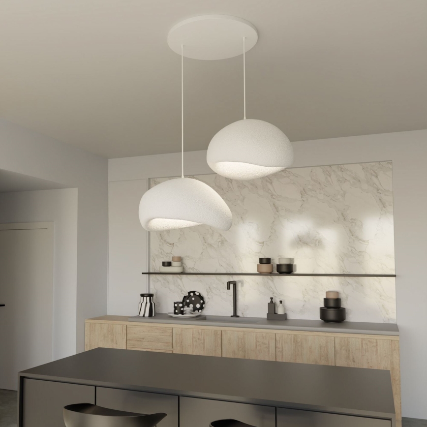 Brilagi - WABI SABI Cable-Hung Pendant Light 2xE27/40W/230V White