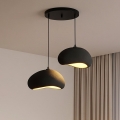 BRILAGI - WABI SABI cable-hung pendant light, 2xE27/40W/230V, Ø 60 cm, black
