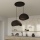 Brilagi - WABI SABI cable-hung pendant light, 2xE27/40W/230V, Ø 60 cm, black