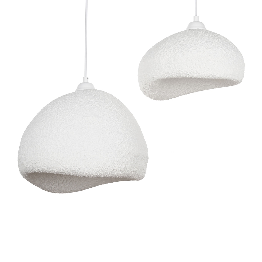 Brilagi - WABI SABI Cable-Hung Pendant Light 2xE27/40W/230V Ø 70 cm White