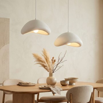 Brilagi - WABI SABI cable-hung pendant light 2xE27/40W/230V Ø 74 cm white