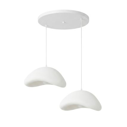 Brilagi - WABI SABI cable-hung pendant light 2xE27/40W/230V Ø 74 cm white