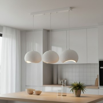 Brilagi - WABI SABI cable-hung pendant light 3xE27/40W/230V white