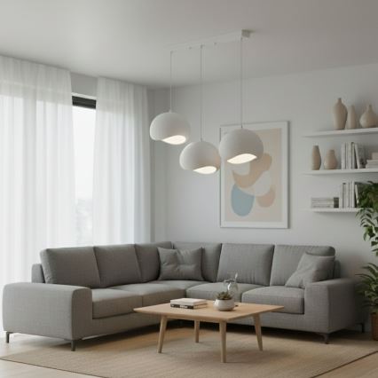 Brilagi - WABI SABI cable-hung pendant light 3xE27/40W/230V white