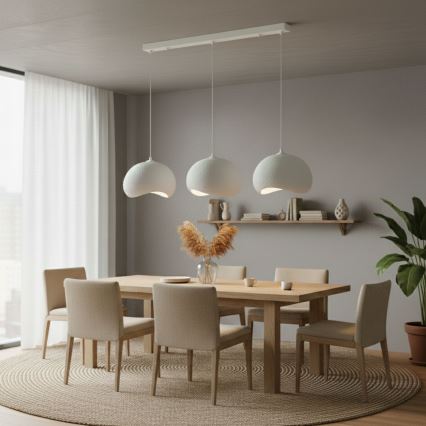 Brilagi - WABI SABI cable-hung pendant light 3xE27/40W/230V white