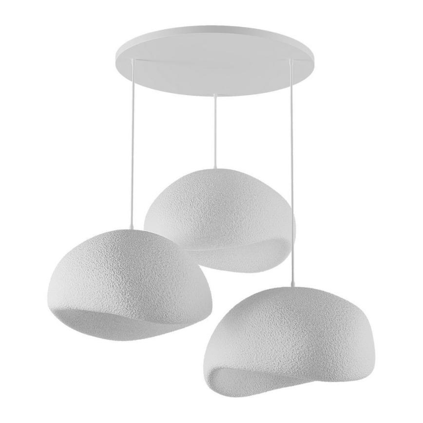 Brilagi - WABI SABI Cable-Hung Pendant Light 3xE27/40W/230V White