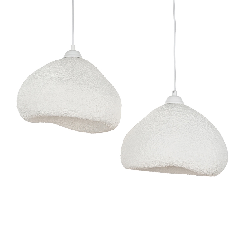 Brilagi - WABI SABI cable pendant 2x E27/40W/230V, dia. 45 cm, white