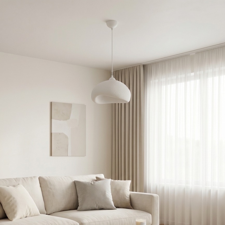 Brilagi - WABI SABI Cable Pendant Lamp 1xE27/40W/230V Ø 32 cm, White