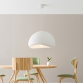 Brilagi - WABI SABI Cable Pendant Lamp 1xE27/40W/230V Ø 50 cm White