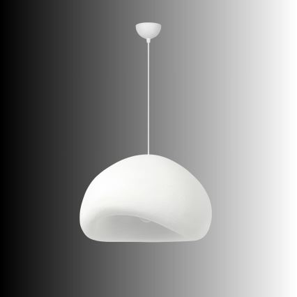 Brilagi - WABI SABI Cable Pendant Lamp 1xE27/40W/230V Ø 50 cm White