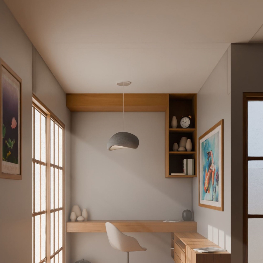 Brilagi - WABI SABI Cable Pendant Light 1xE27/40W/230V grey