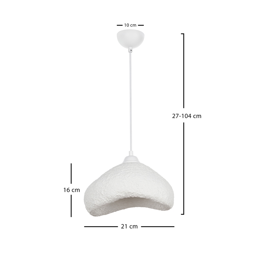 Brilagi - WABI SABI Cable Pendant Light 1xE27/40W/230V, Ø 30 cm, White