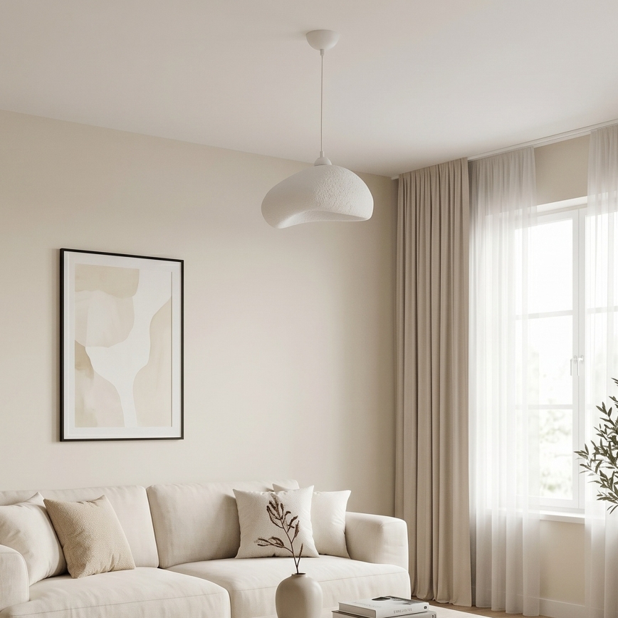Brilagi - WABI SABI cable pendant light 1xE27/40W/230V, Ø 32 cm, white