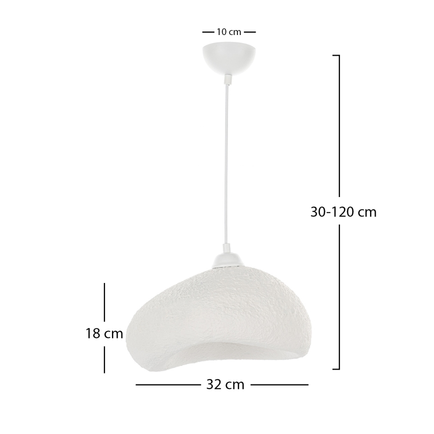 Brilagi - WABI SABI cable pendant light 1xE27/40W/230V, Ø 32 cm, white
