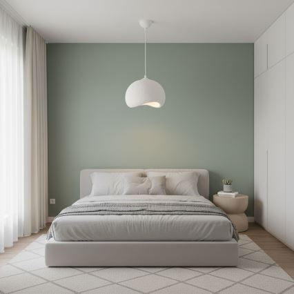 Brilagi - WABI SABI Cable Pendant Light 1xE27/40W/230V, Ø 34 cm, White