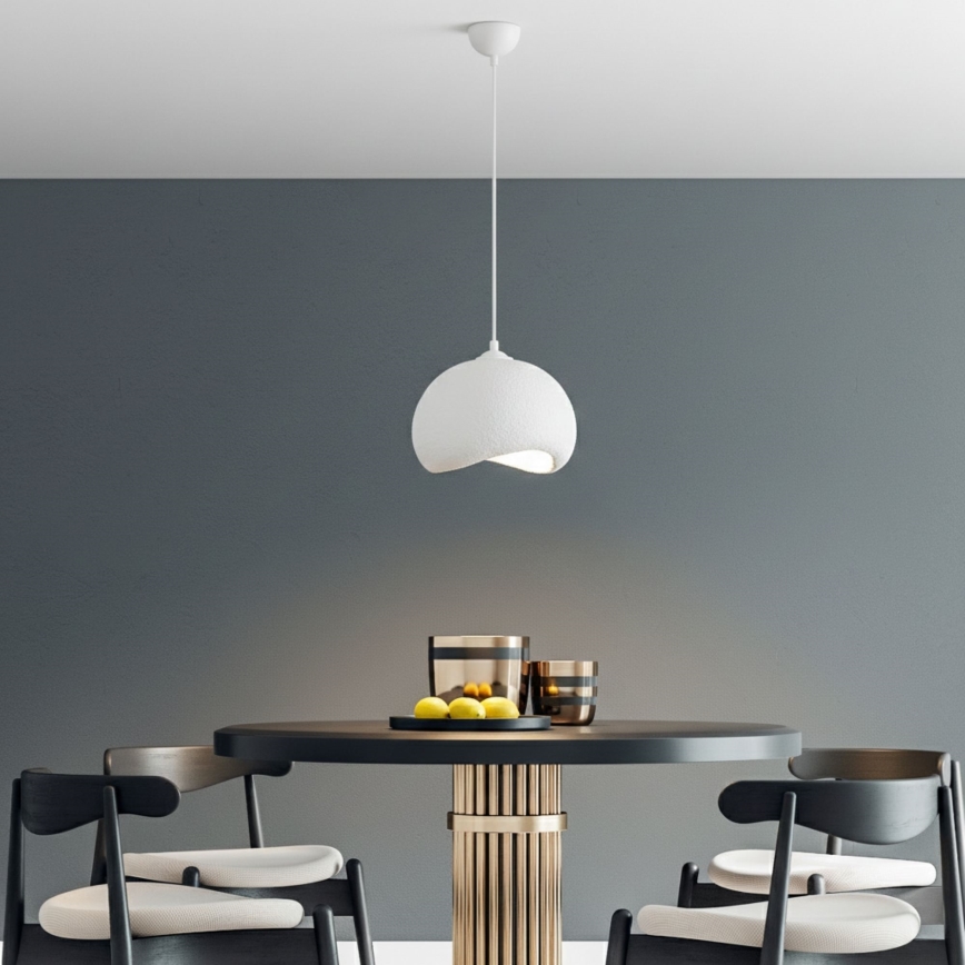 Brilagi - WABI SABI Cable Pendant Light 1xE27/40W/230V, Ø 34 cm, White