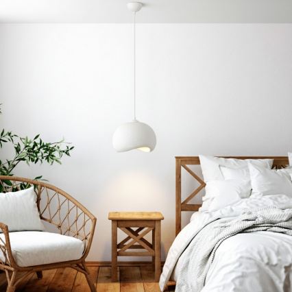 Brilagi - WABI SABI Cable Pendant Light 1xE27/40W/230V, Ø 34 cm, White