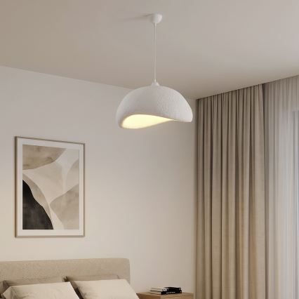 Brilagi - WABI SABI Cable Pendant Light 1xE27/40W/230V Ø 42 cm White