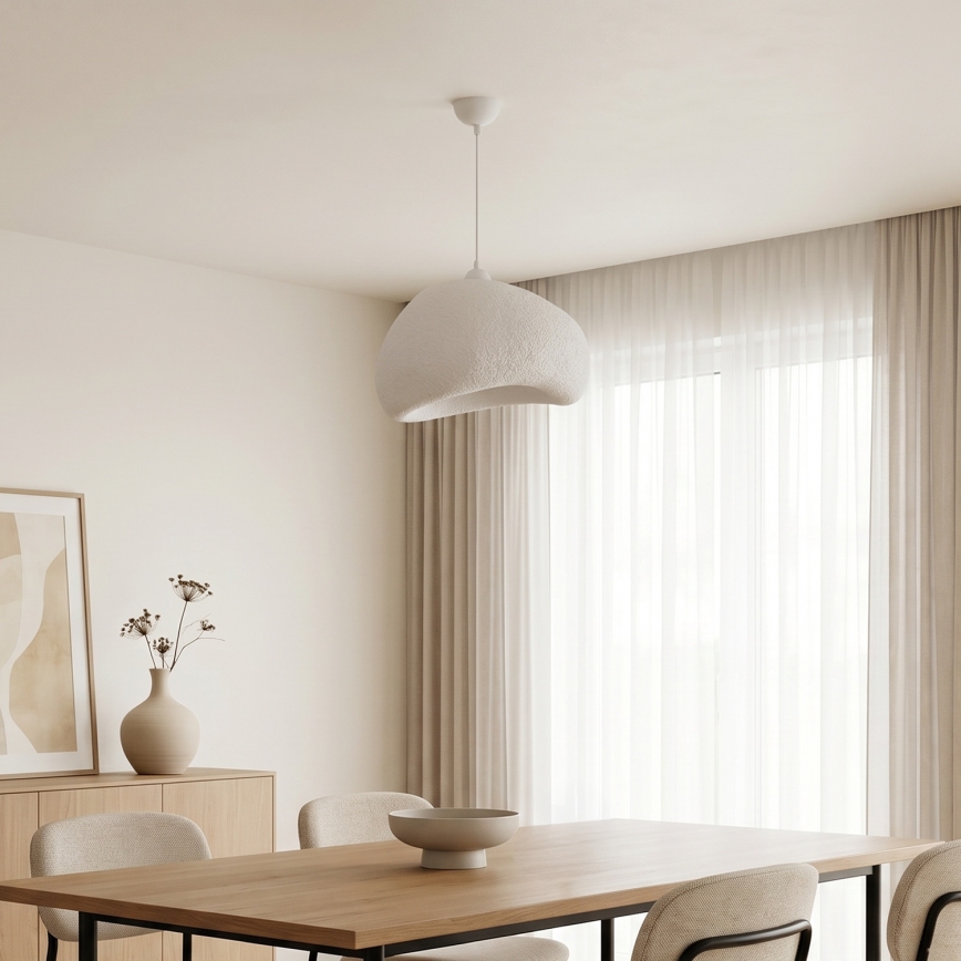 Brilagi - WABI SABI Cable Pendant Light, 1xE27/40W/230V, Ø 42 cm, White