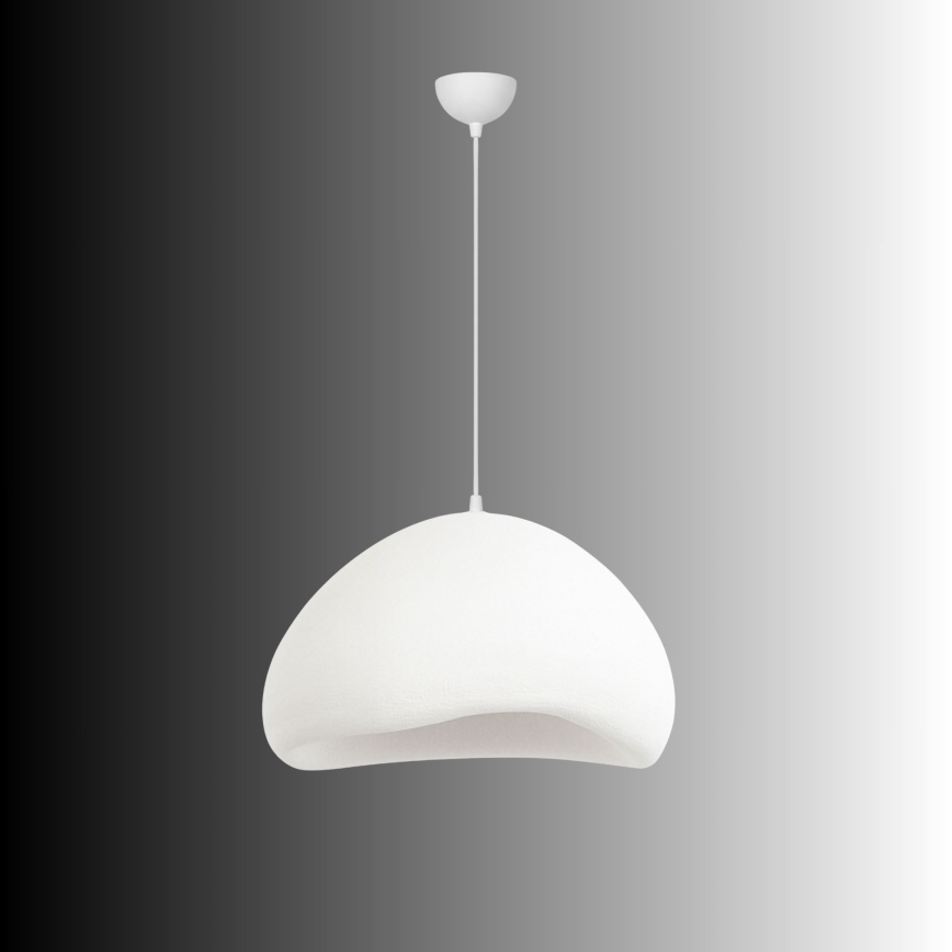 Brilagi - WABI SABI Cable Pendant Light 1xE27/40W/230V Ø 50 cm White