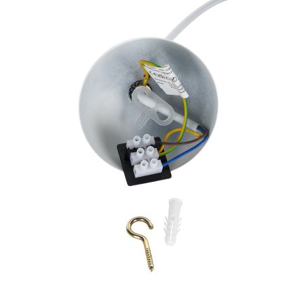 Brilagi - WABI SABI Cable Pendant Light 1xE27/40W/230V Ø 50 cm White