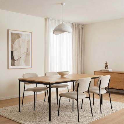 Brilagi - WABI SABI Cable Pendant Light 1xE27/40W/230V, Ø 52 cm, White