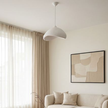 Brilagi - WABI SABI Cable Pendant Light 1xE27/40W/230V, Ø 52 cm, White