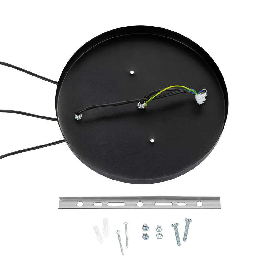 Brilagi - WABI SABI Cable Pendant Light 3xE27/40W/230V Ø 60 cm Black