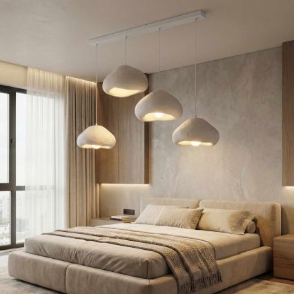 Brilagi - WABI SABI Cable Pendant Light 4xE27/40W/230V, White