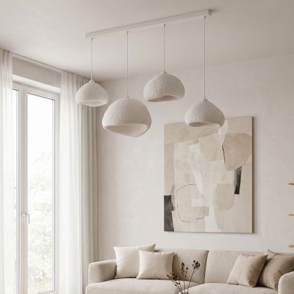 Brilagi - WABI SABI Cable Pendant Light 4xE27/40W/230V, White