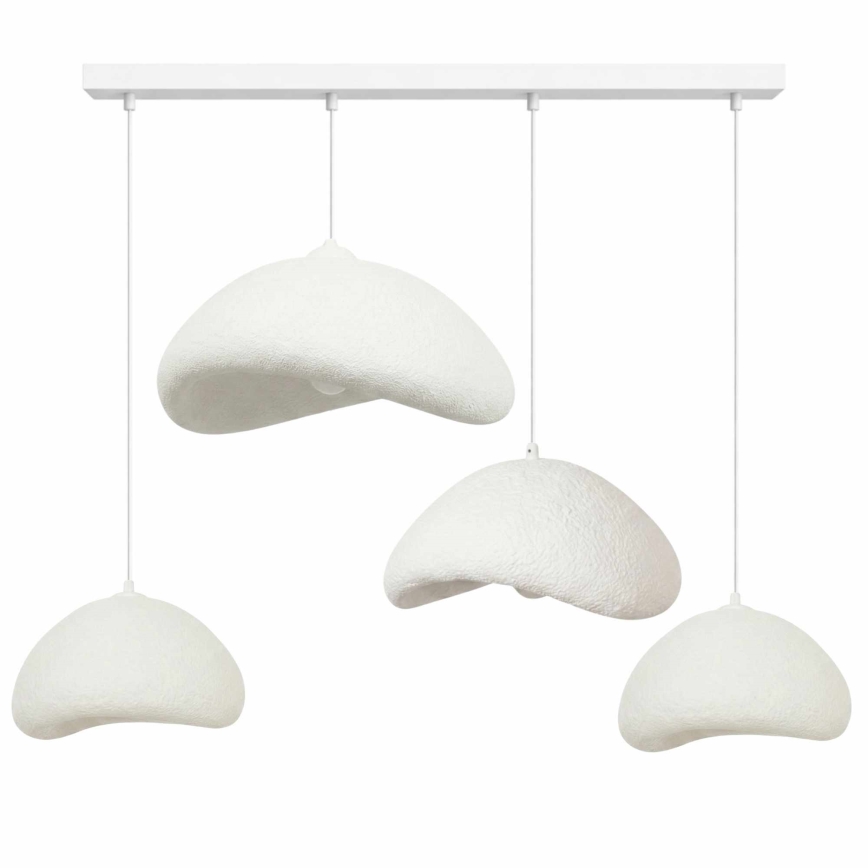 Brilagi - WABI SABI cable pendant light 4xE27/40W/230V, white