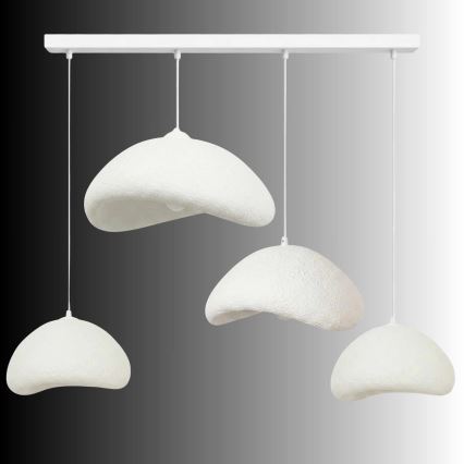 Brilagi - WABI SABI cable pendant light 4xE27/40W/230V, white