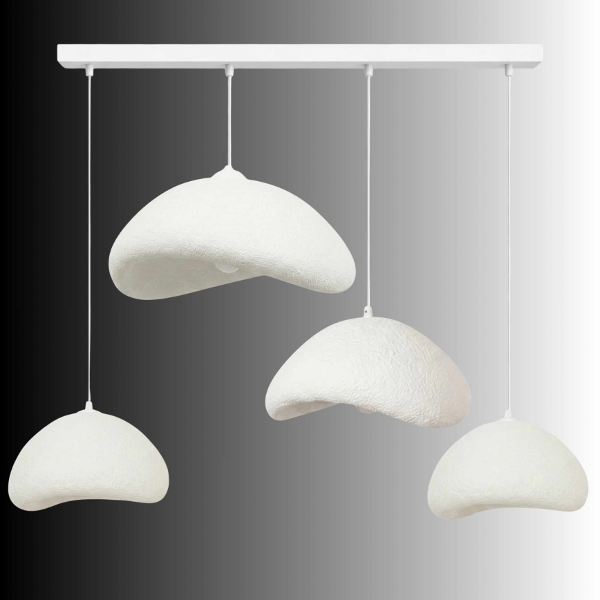 Brilagi - WABI SABI cable pendant light 4xE27/40W/230V, white