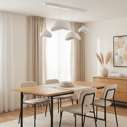 Brilagi - WABI SABI cable pendant light 4xE27/40W/230V, white