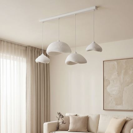 Brilagi - WABI SABI cable pendant light 4xE27/40W/230V, white